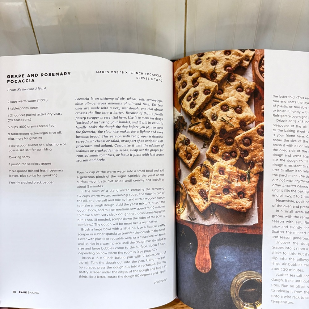Rage Baking Kathy Gunst Alford 1st Printing REVIEW COPY Tiller Press + Press Kit - Picture 9 of 11